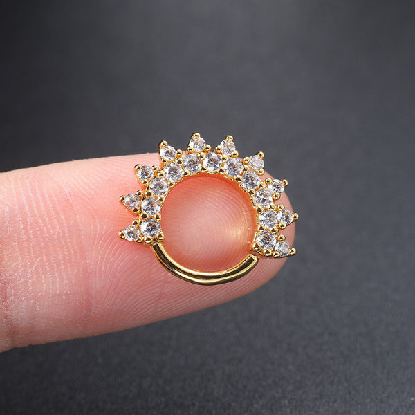 Charming Snake Leaf Stud Earrings