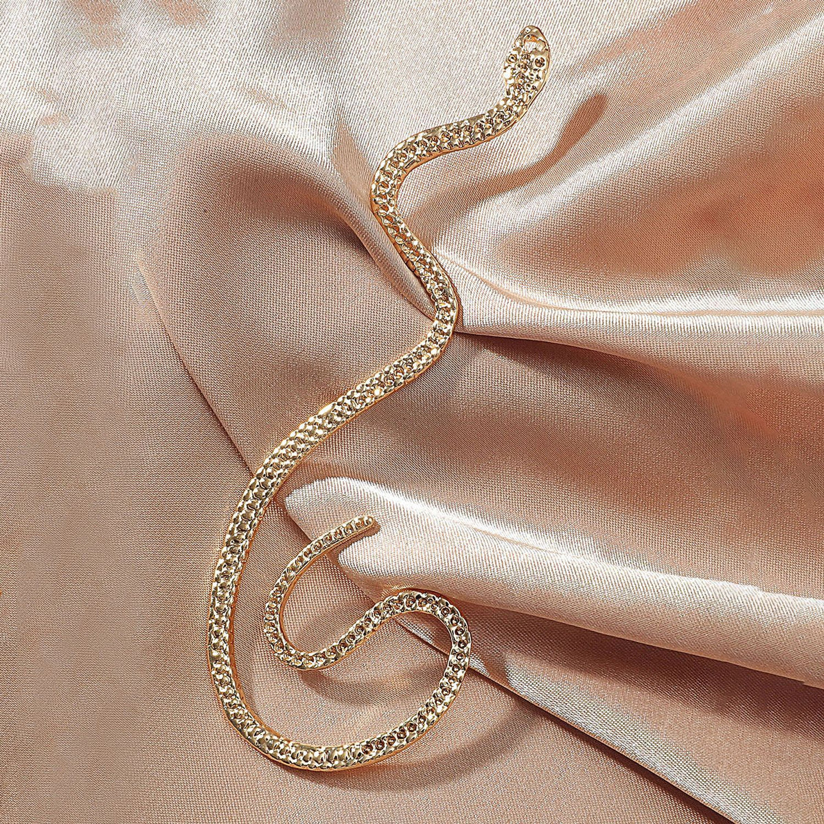 Vintage Snake-Shaped Ear Clip Cuff Earrings