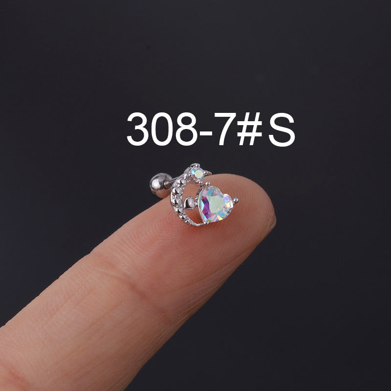 Chic Bone Nail Screw Ear Studs