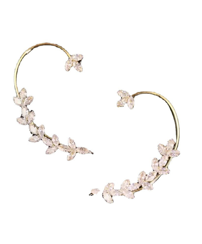 Zircon Wheat Earrings for Effortless Everyday Style