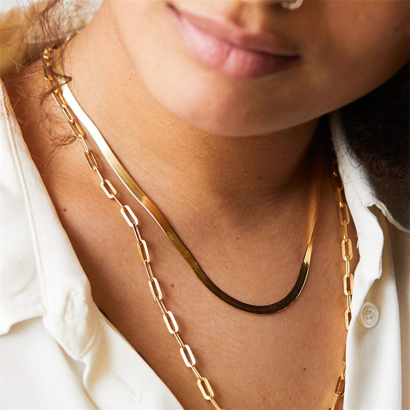 Chic Double Layered Necklace
