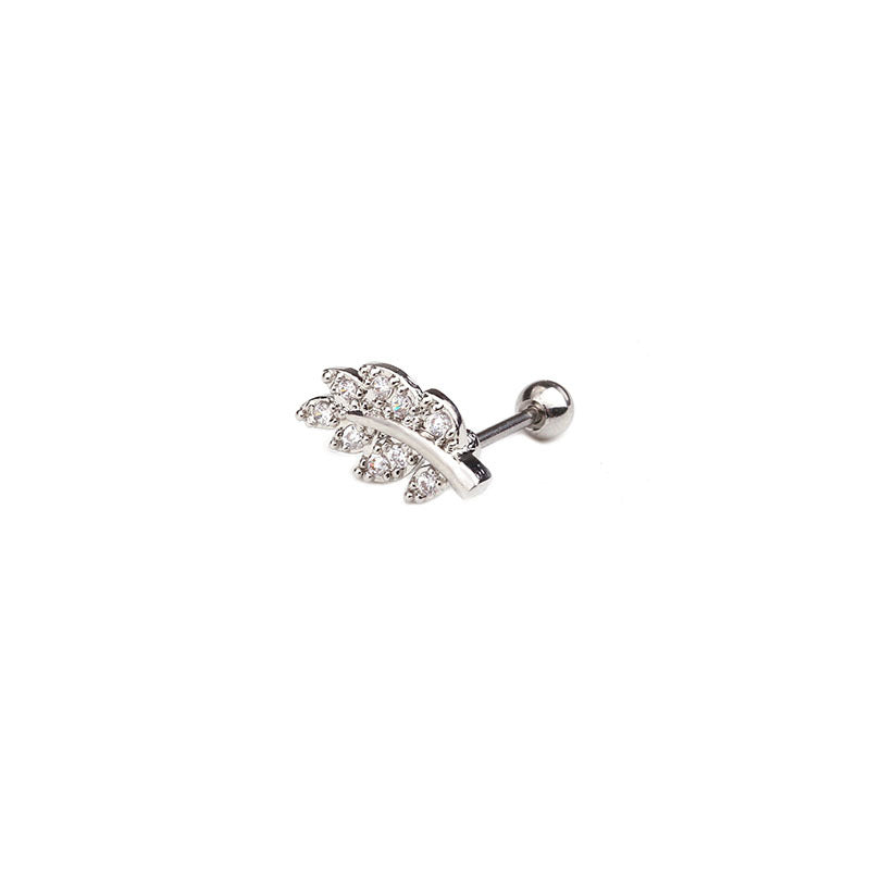 Hippocampal Screw Stud Earrings