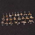 Hippocampal Screw Stud Earrings