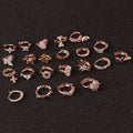 Chic Ear Bone Piercing with Micro-Inlaid Sparkle