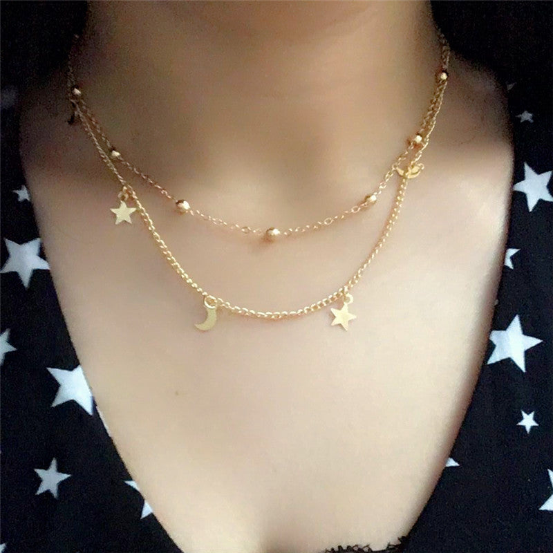 Celestial Charm Layered Necklace