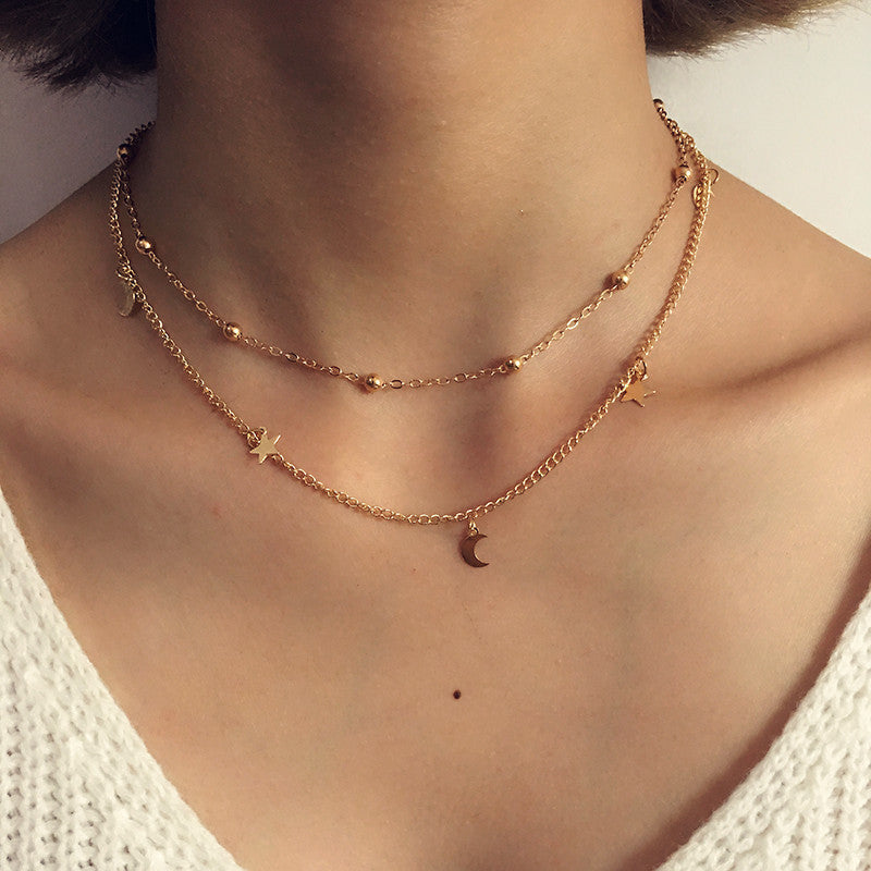 Celestial Charm Layered Necklace