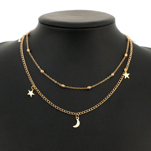 Celestial Charm Layered Necklace
