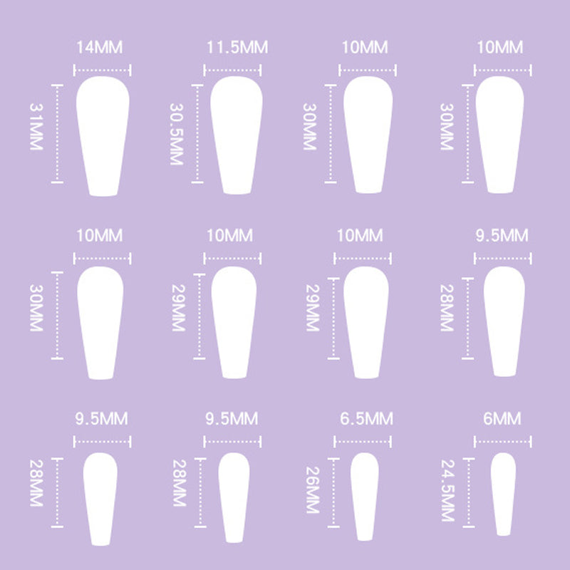 Artistic Press-On Nails for Effortless Style