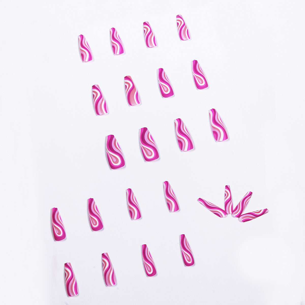 Artistic Press-On Nails for Effortless Style