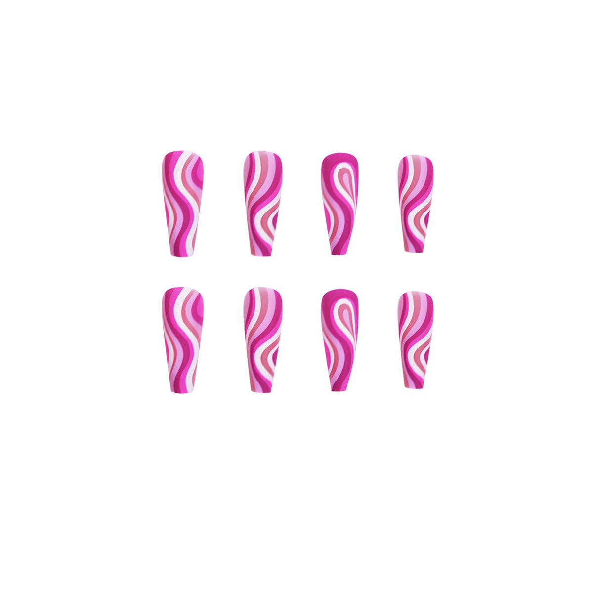 Artistic Press-On Nails for Effortless Style