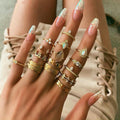 Charming Bohemian Ring Set