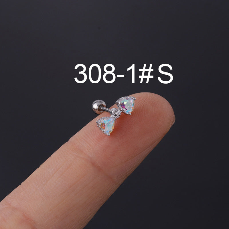 Chic Bone Nail Screw Ear Studs