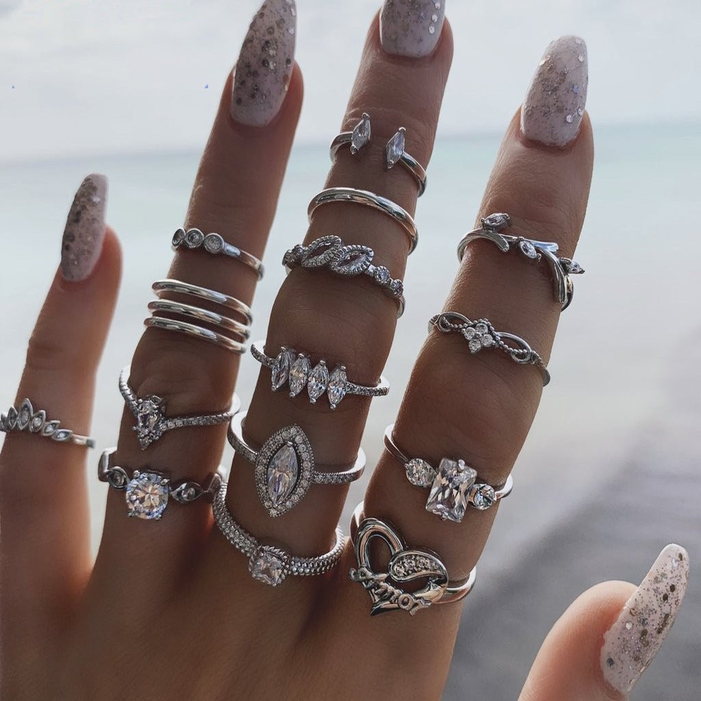 Charming Bohemian Ring Set