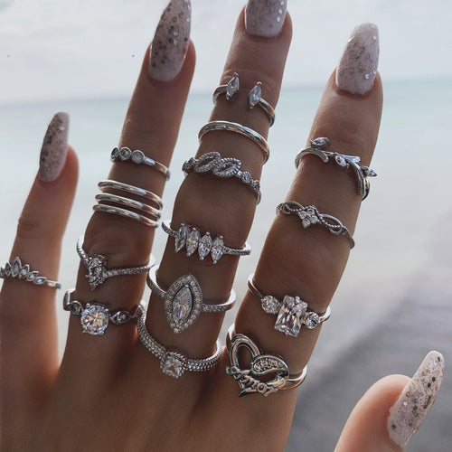 Charming Bohemian Ring Set