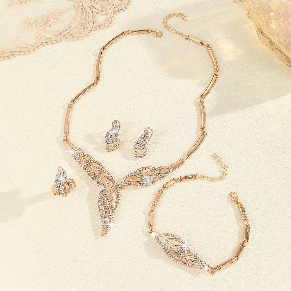 Elegant Leaf Jewelry Set for Everyday Glam