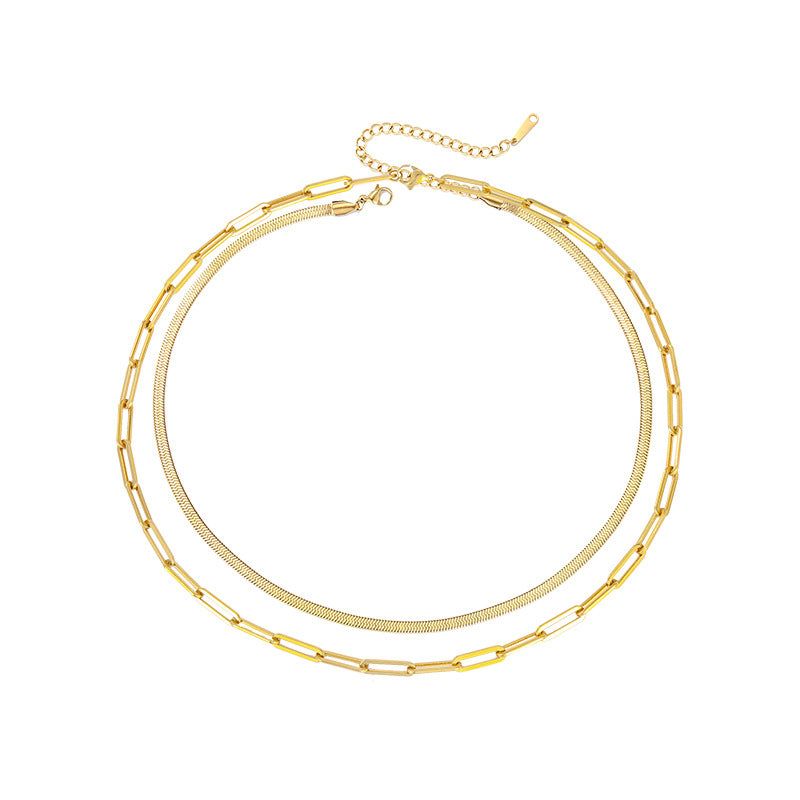 Chic Double Layered Necklace