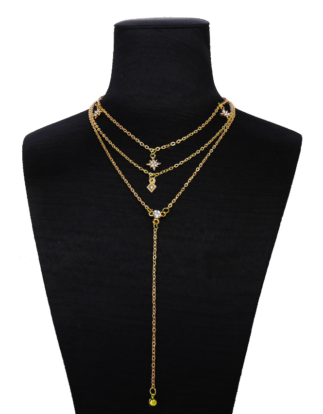 Celestial Charm Multilayer Necklace Set