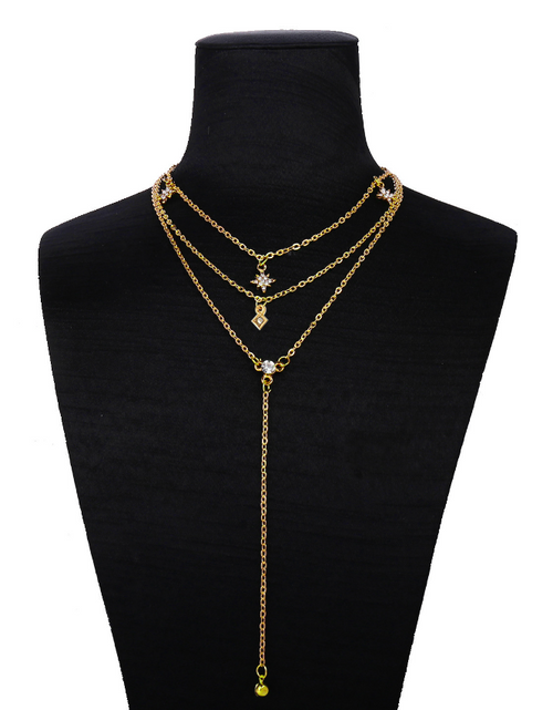 Celestial Charm Multilayer Necklace Set