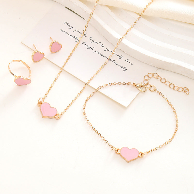 Heartfelt Charm Necklace Set