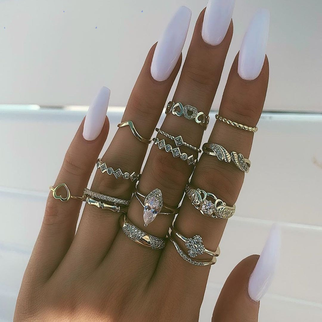 Charming Bohemian Ring Set