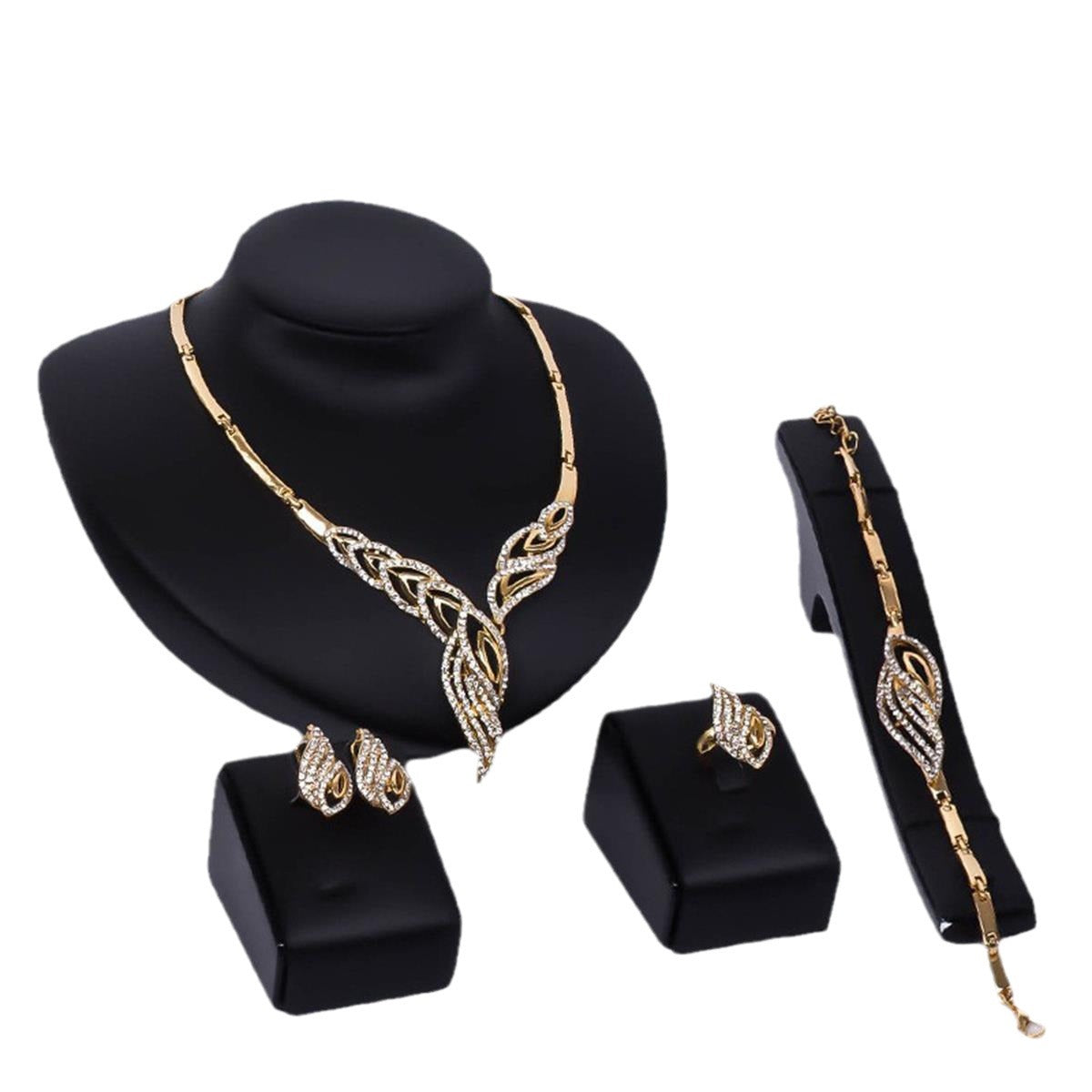 Elegant Leaf Jewelry Set for Everyday Glam