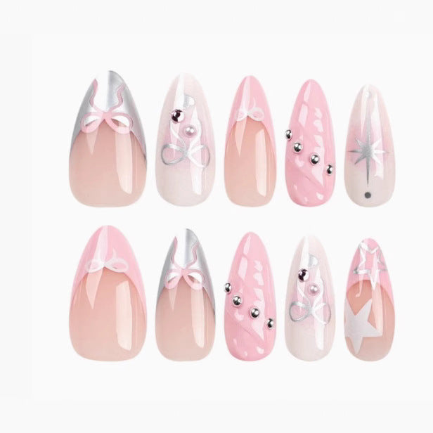 Chic 3D Bow Nail Shaped Ring