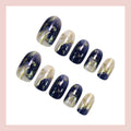 Blooming Blue Quicksand Ring