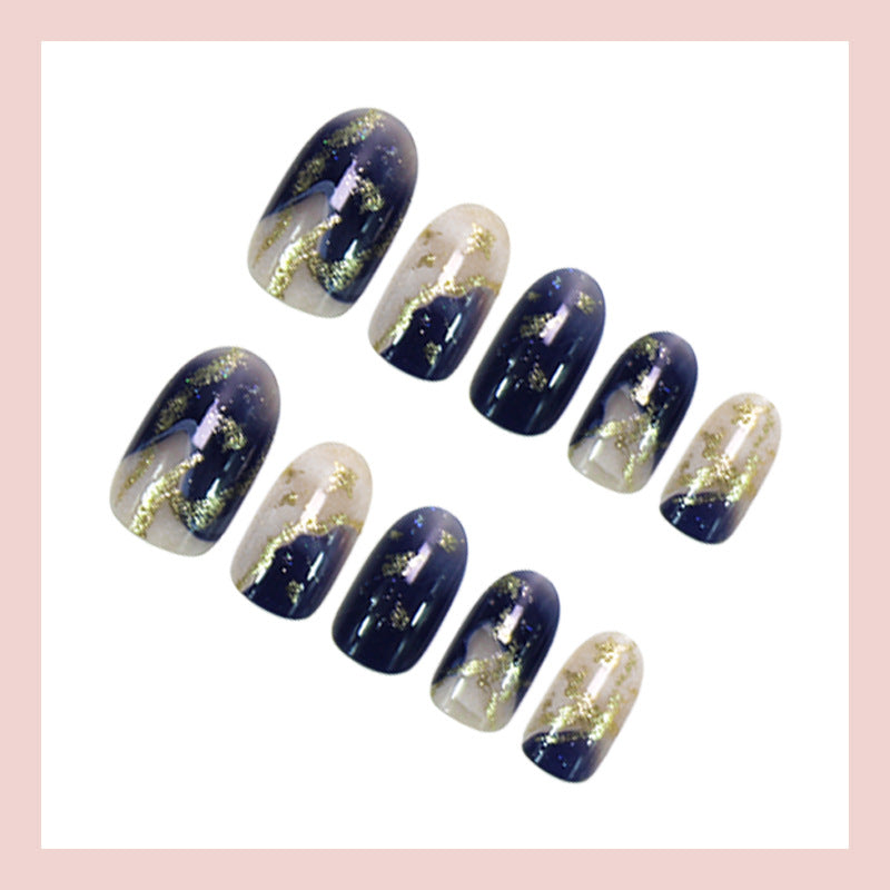 Blooming Blue Quicksand Ring