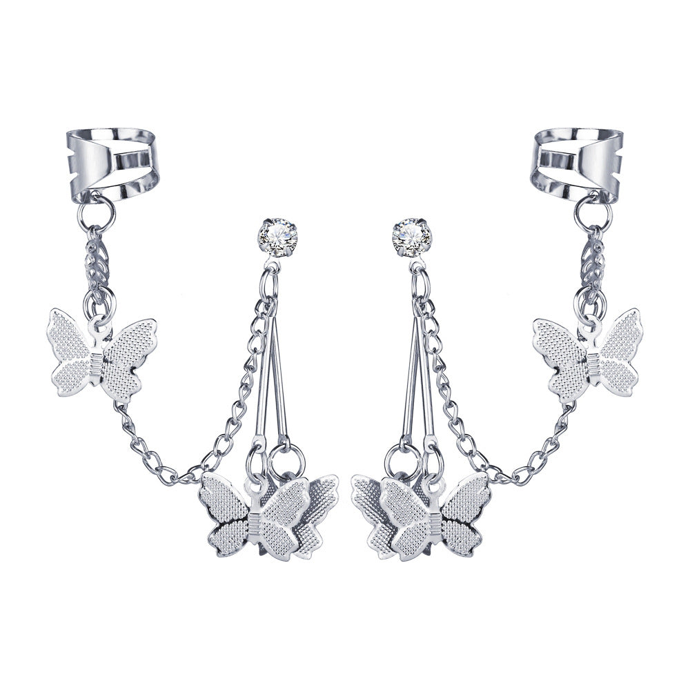 Retro-Inspired Ear Clip for Effortless Style