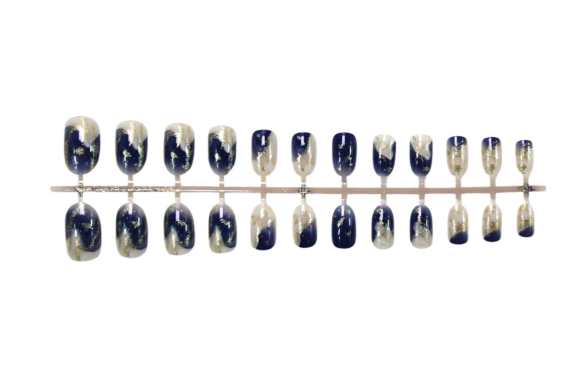 Blooming Blue Quicksand Ring