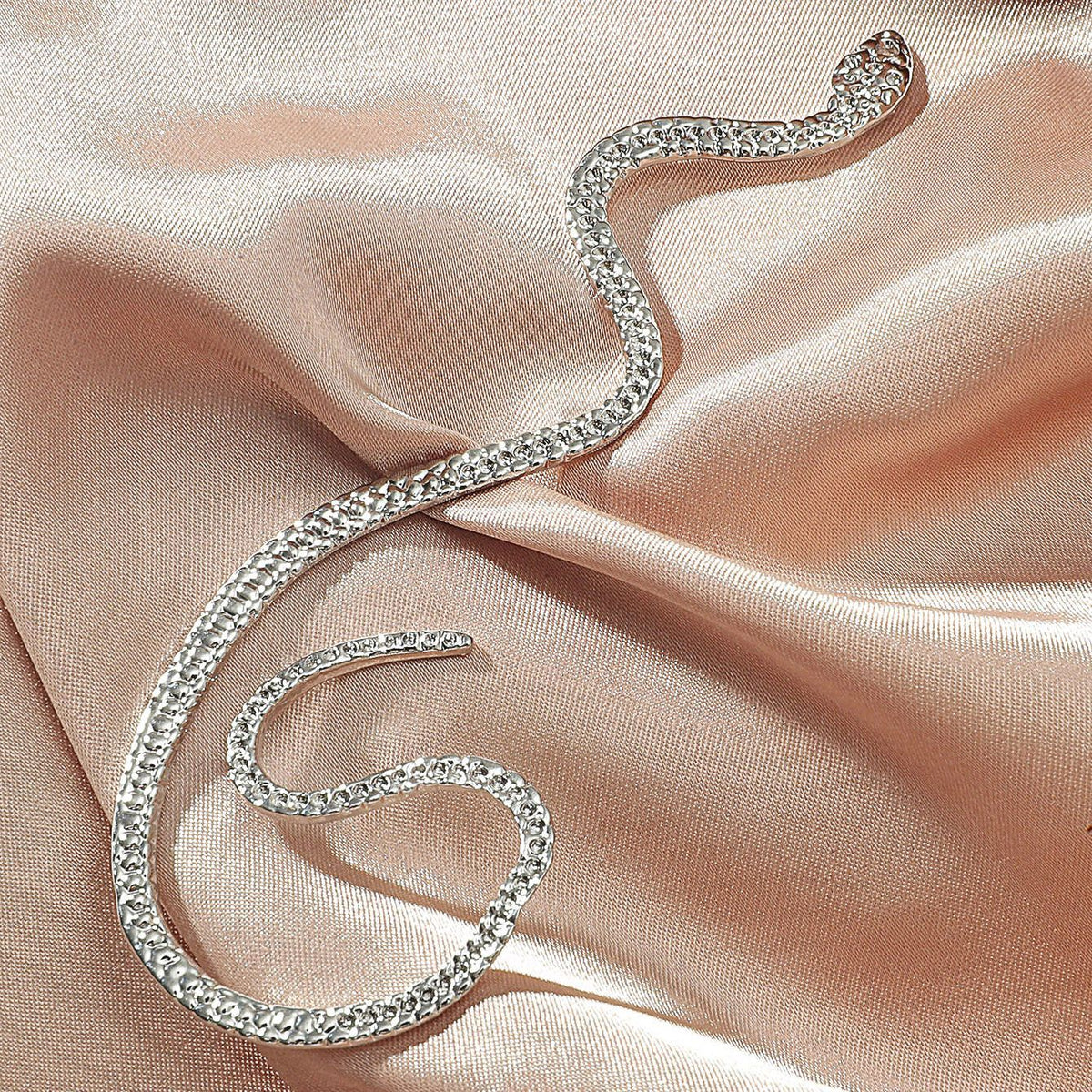 Vintage Snake-Shaped Ear Clip Cuff Earrings