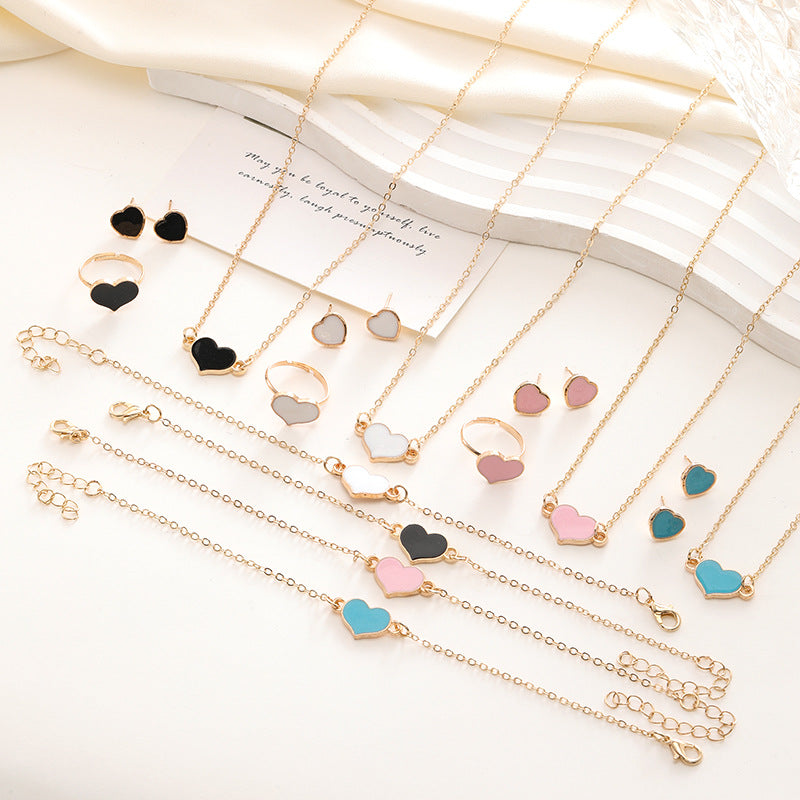 Heartfelt Charm Necklace Set
