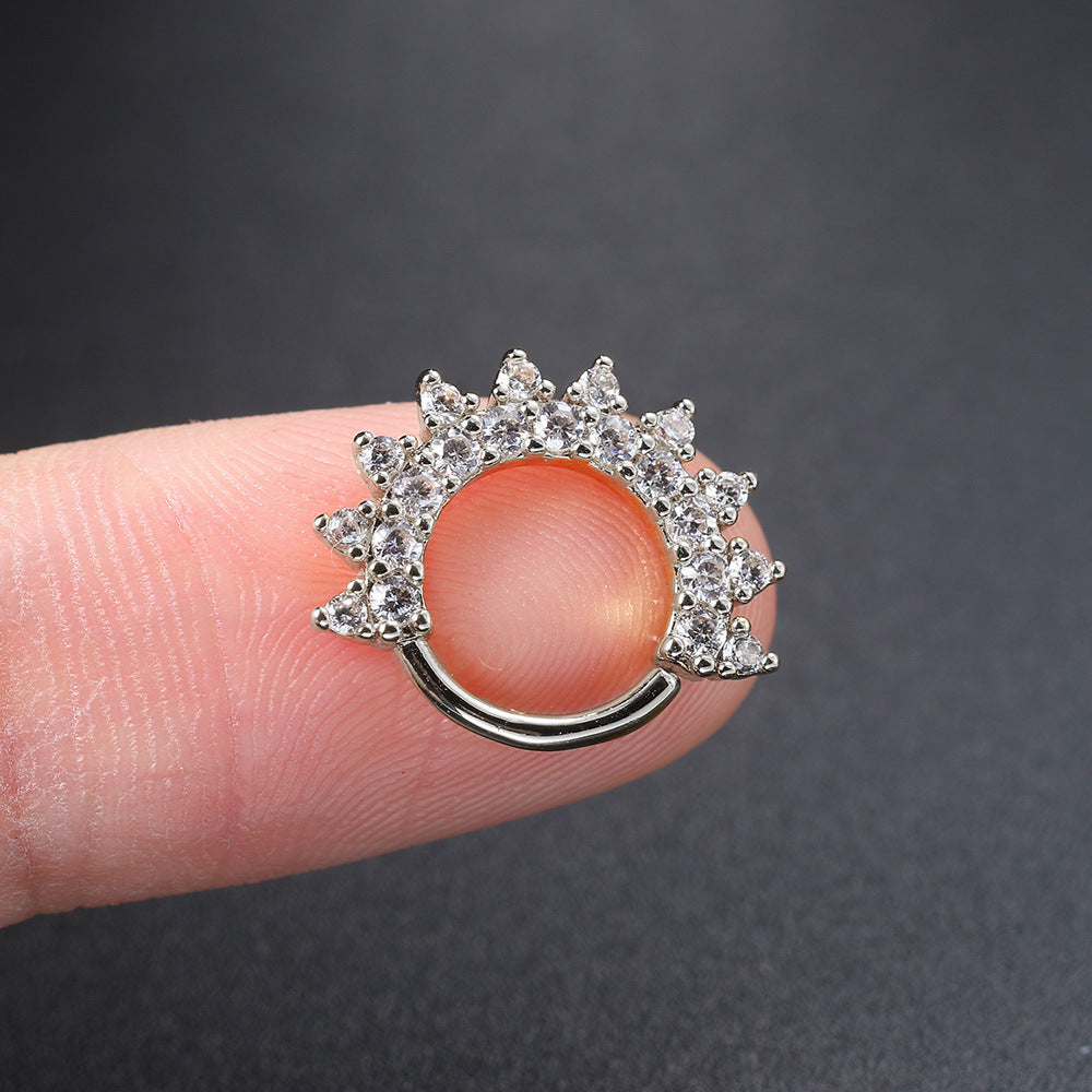 Charming Snake Leaf Stud Earrings