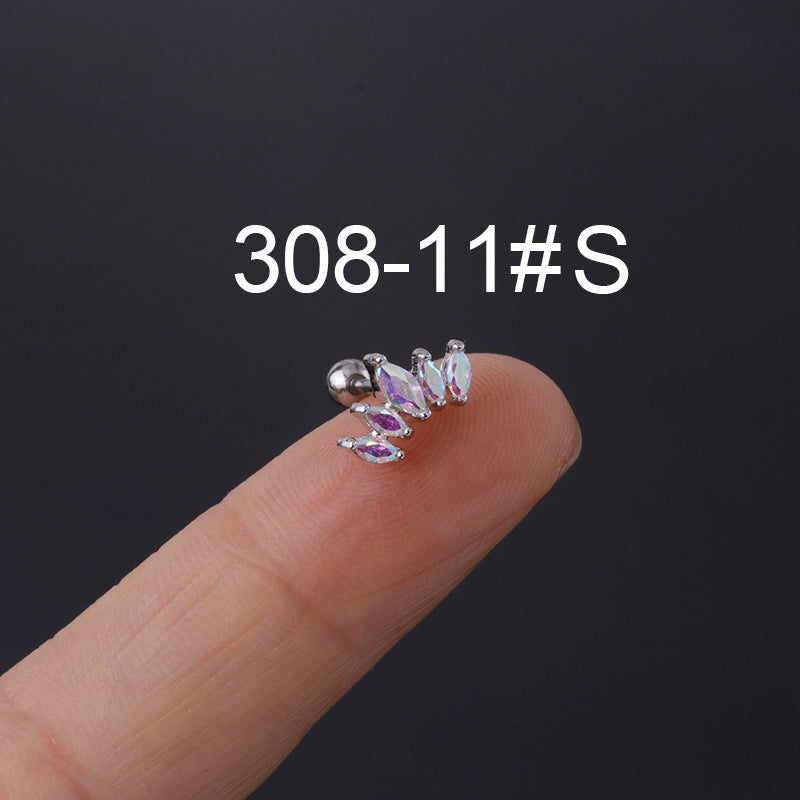 Chic Bone Nail Screw Ear Studs