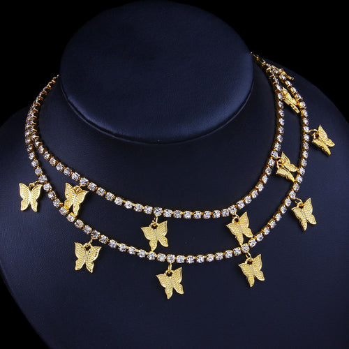 Butterfly Layered Necklace