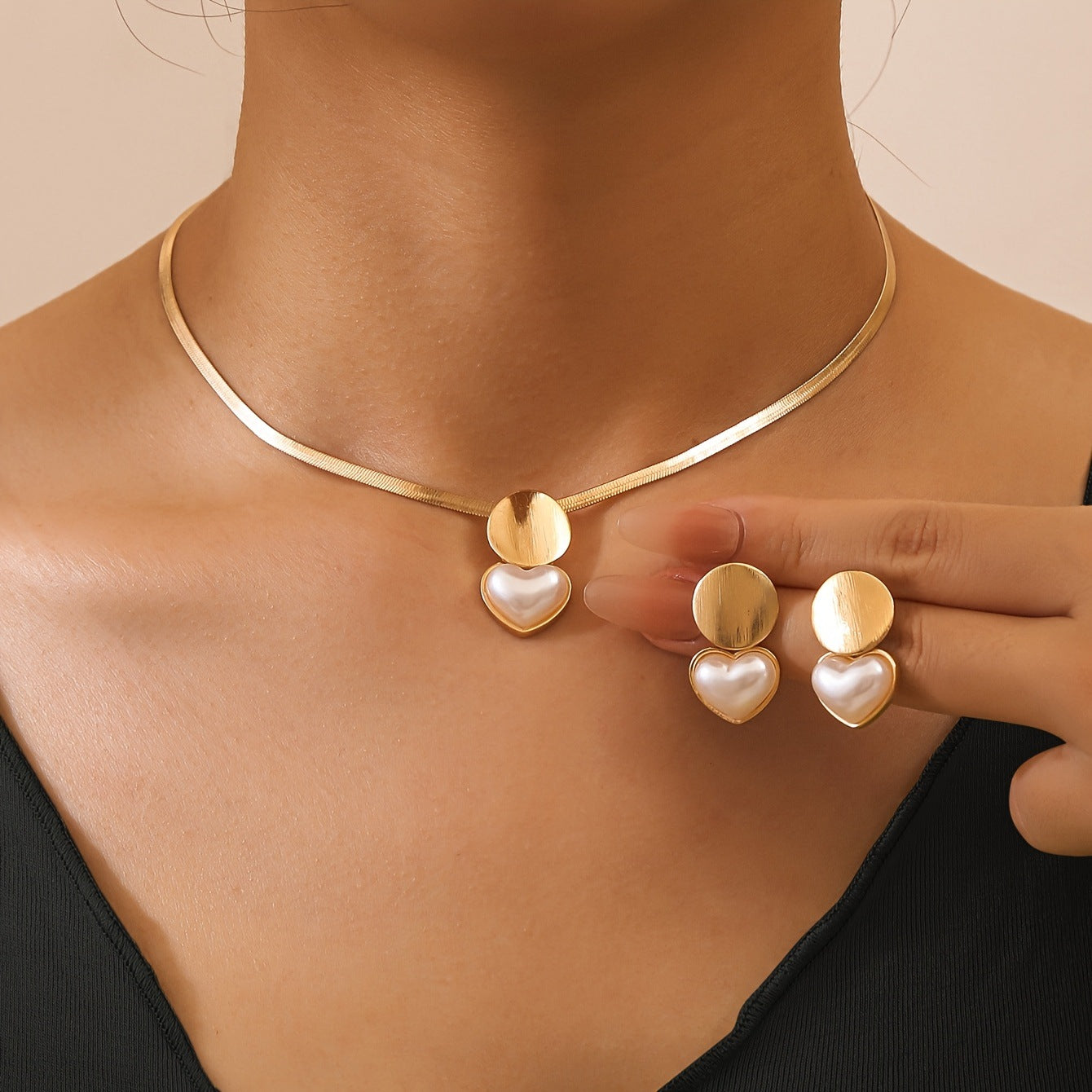 Heart-Shaped Pendant Necklace for Everyday Wear