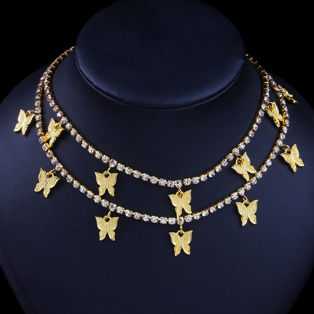 Butterfly Layered Necklace