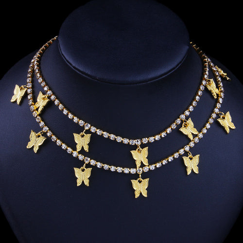 Butterfly Layered Necklace