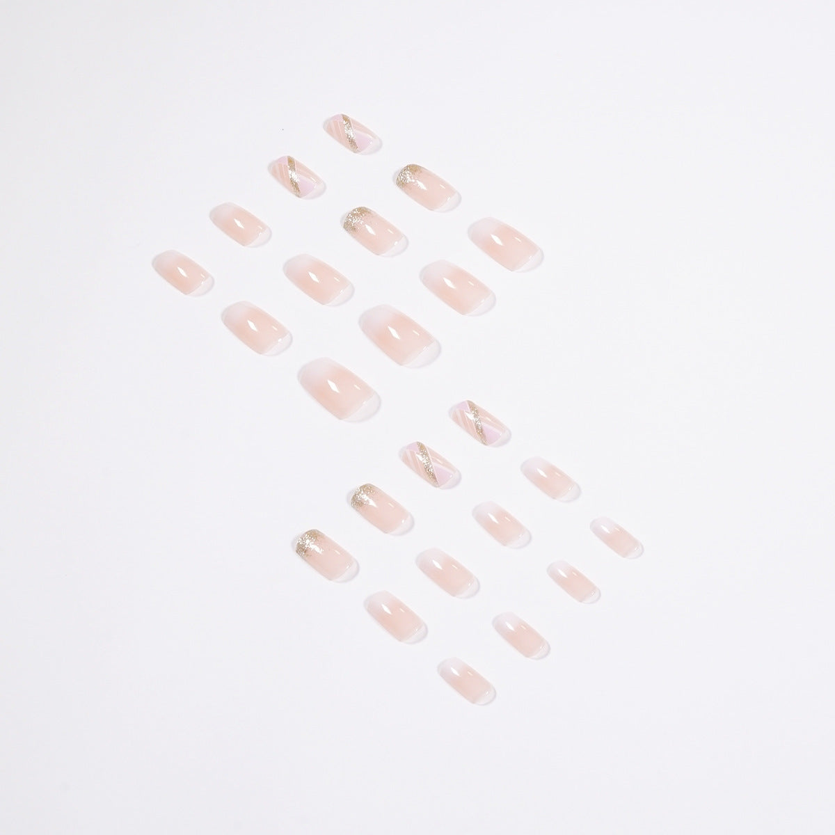 Chic Gradient Press-On Nails for Effortless Style